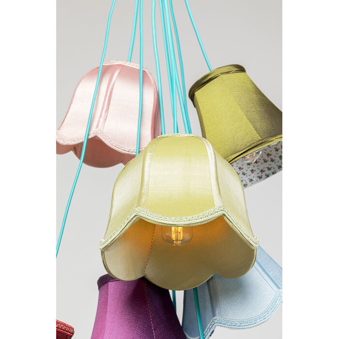 Pendant Lamp Saloon Flowers 9-lite