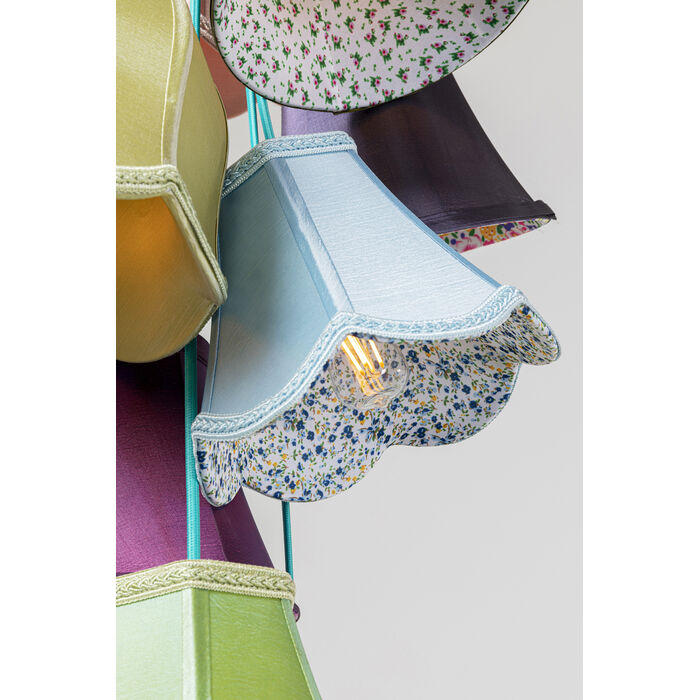 Pendant Lamp Saloon Flowers 9-lite