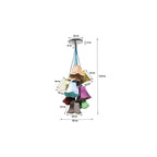 Pendant Lamp Saloon Flowers 9-lite