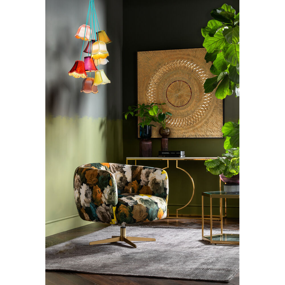 Pendant Lamp Saloon Flowers 9-lite
