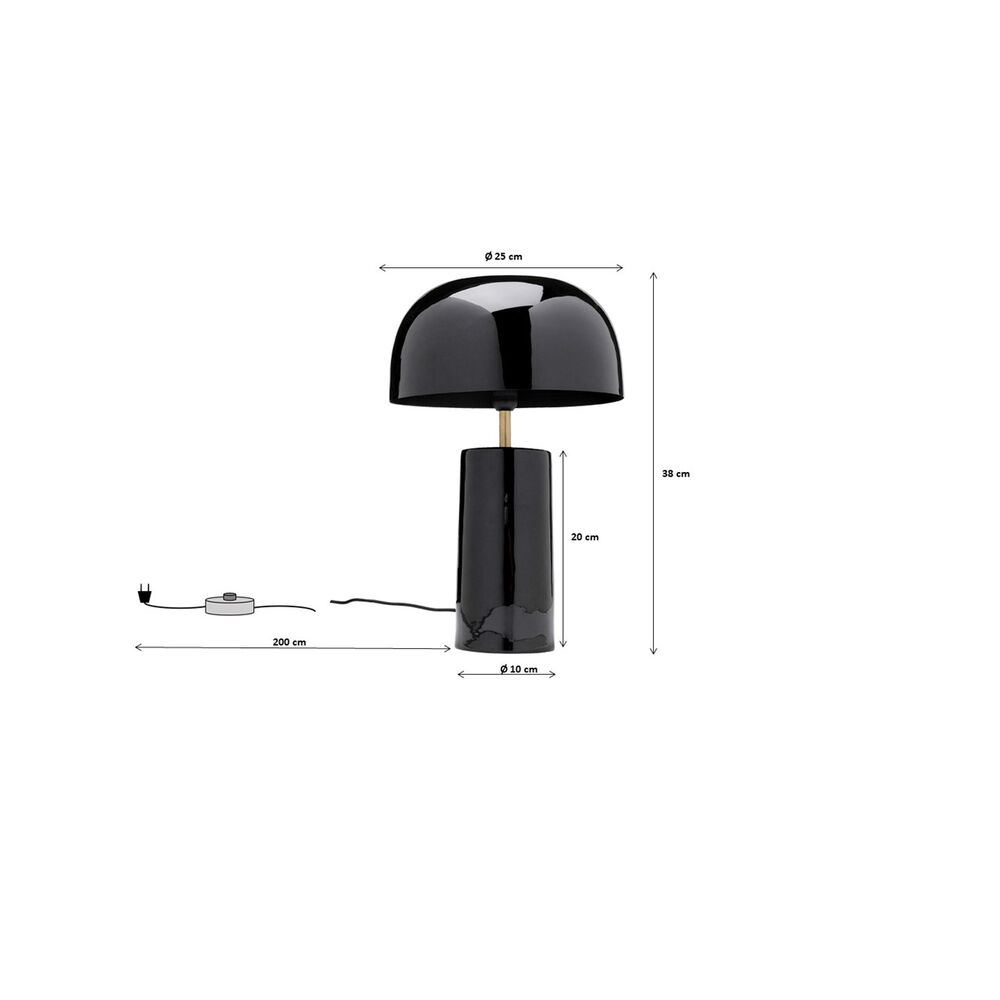 Table Lamp Loungy Black
