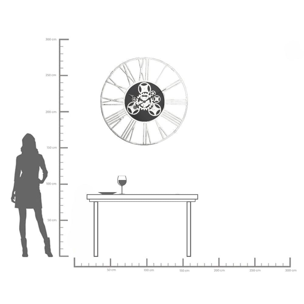 Wall Clock Gear Ø120cm