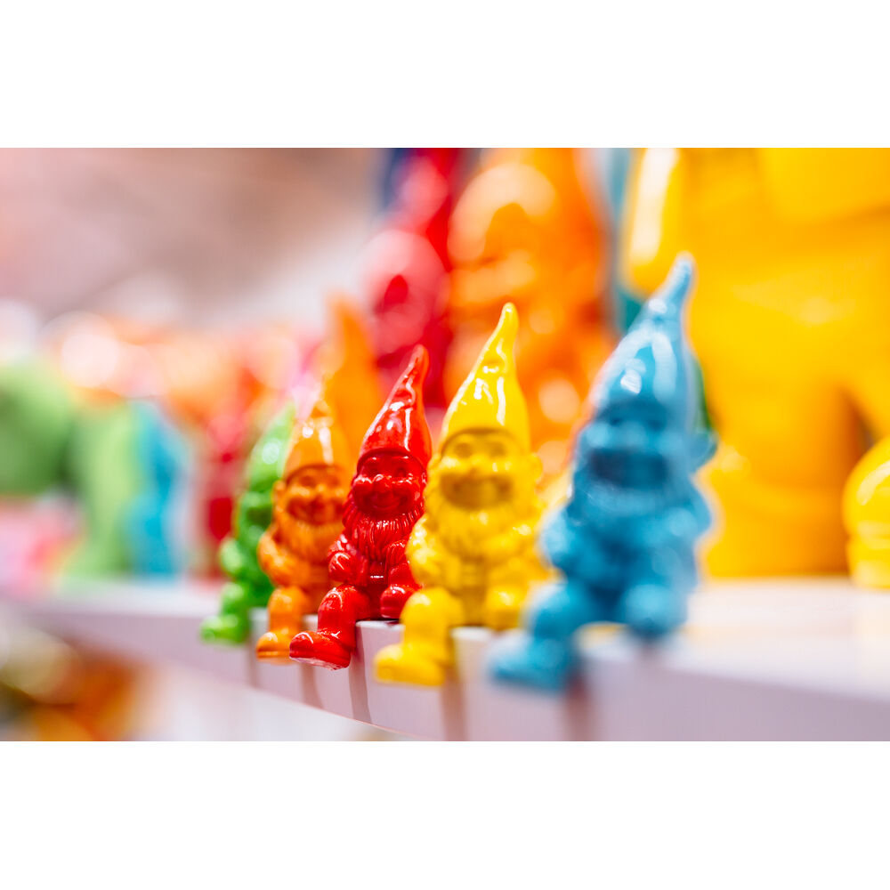 Deco Figurine Gnome Colore 11cm Assorted (Set of 6)
