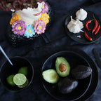 Plate Organic Black 26cm (2/Set)