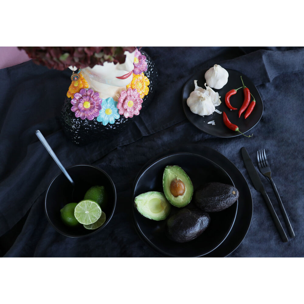 Plate Organic Black 26cm (2/Set)