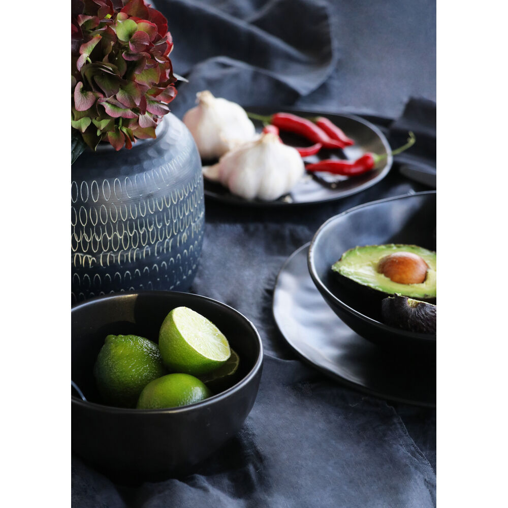 Plate Organic Black 26cm (2/Set)