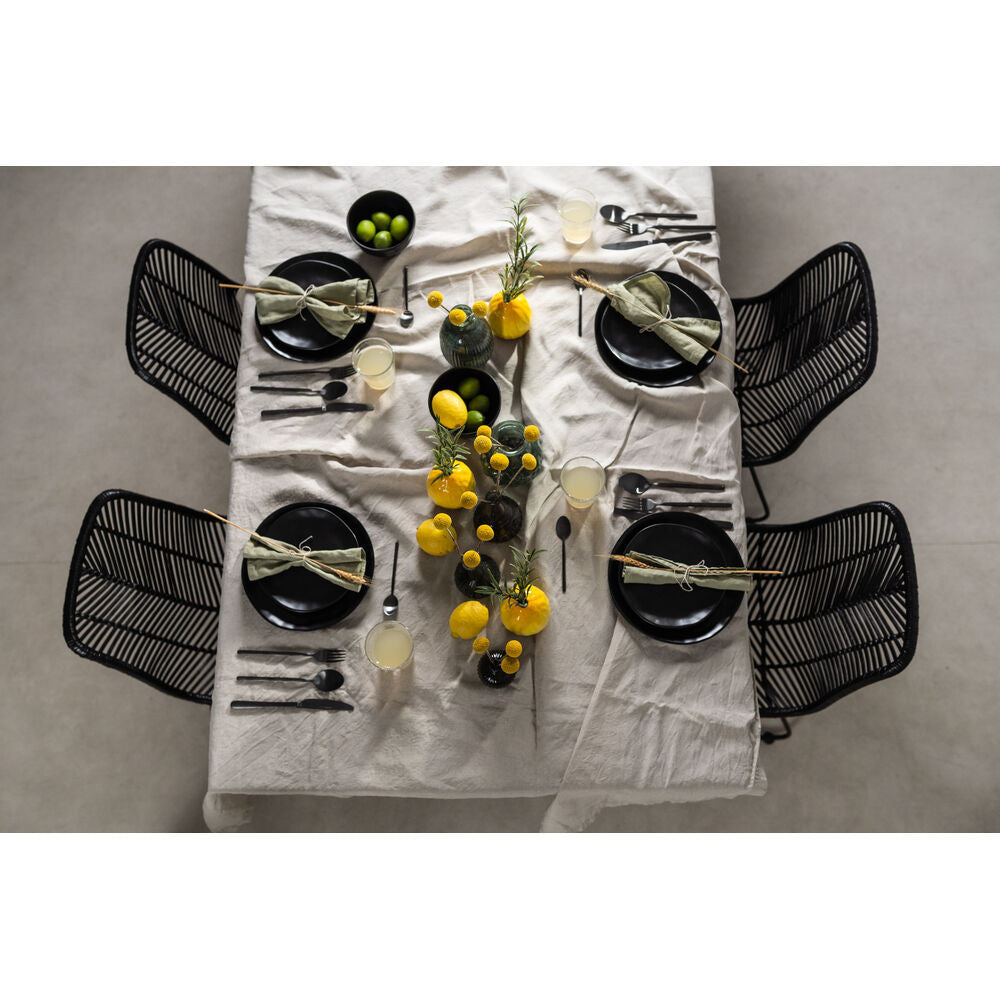Plate Organic Black 26cm (2/Set)