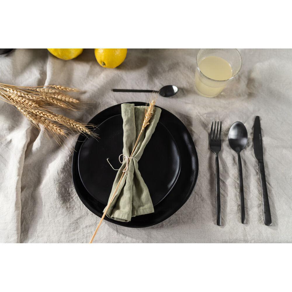 Plate Organic Black 26cm (2/Set)