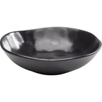 Plate Deep Organic Black 22cm (2/Set)