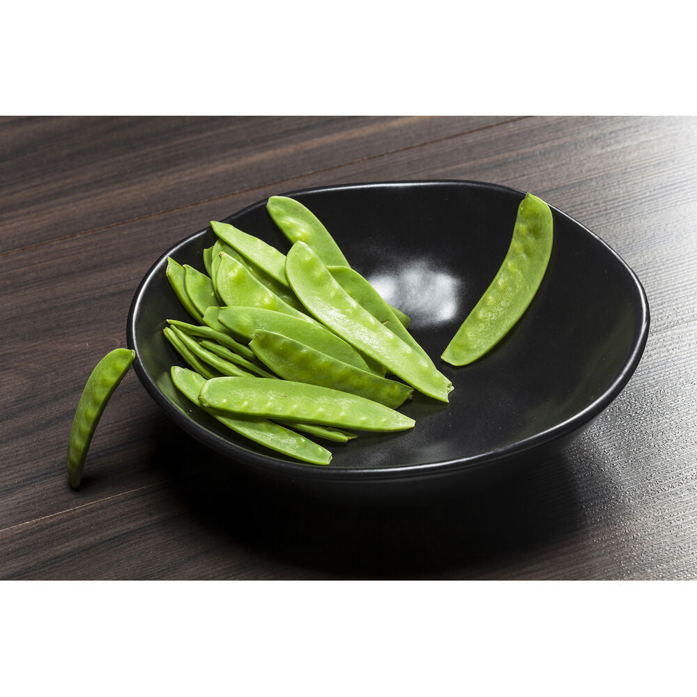 Plate Deep Organic Black 22cm (2/Set)