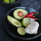 Plate Deep Organic Black 22cm (2/Set)
