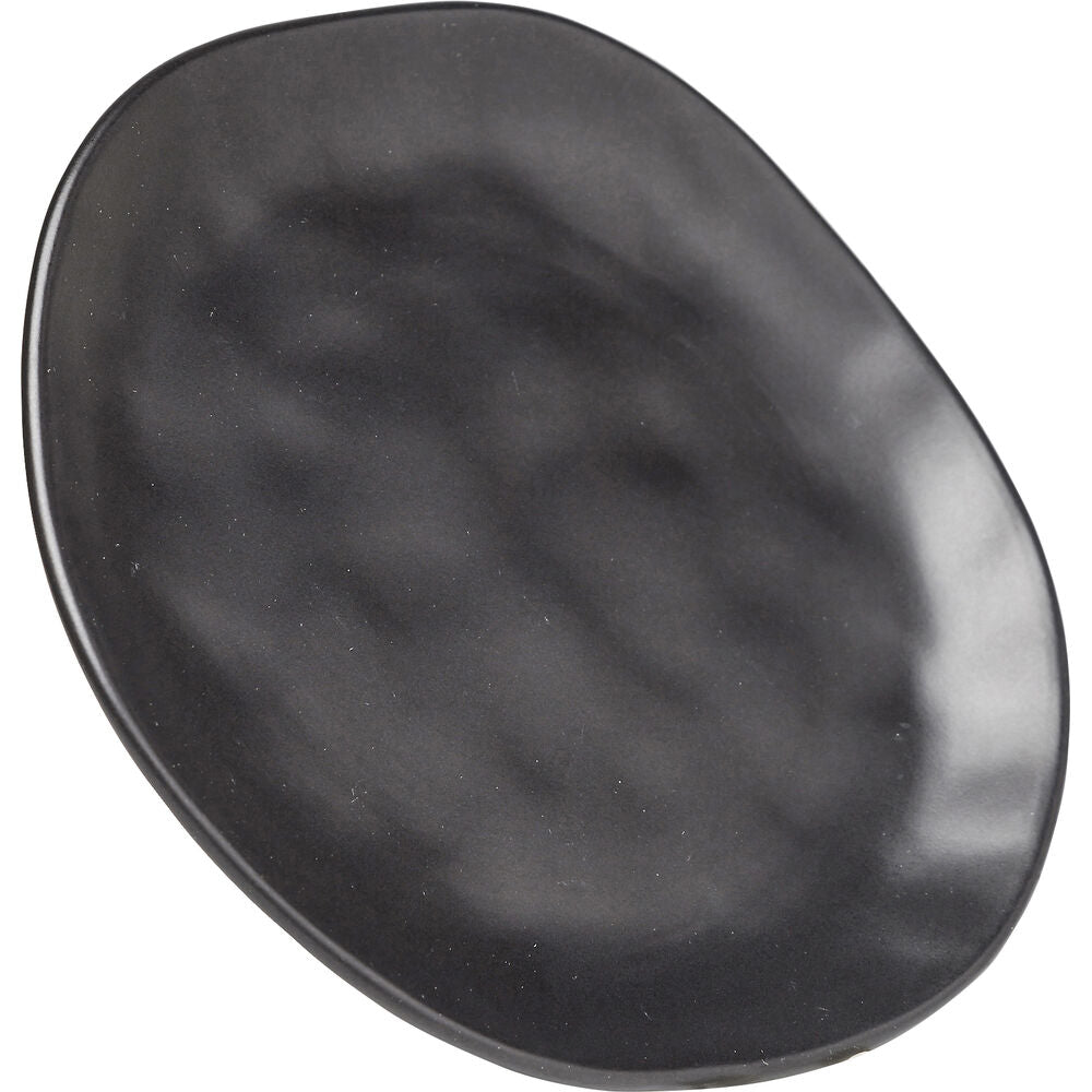 Plate Organic Black 20cm (2/Set)