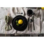 Plate Organic Black 20cm (2/Set)