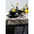 Plate Organic Black 20cm (2/Set)