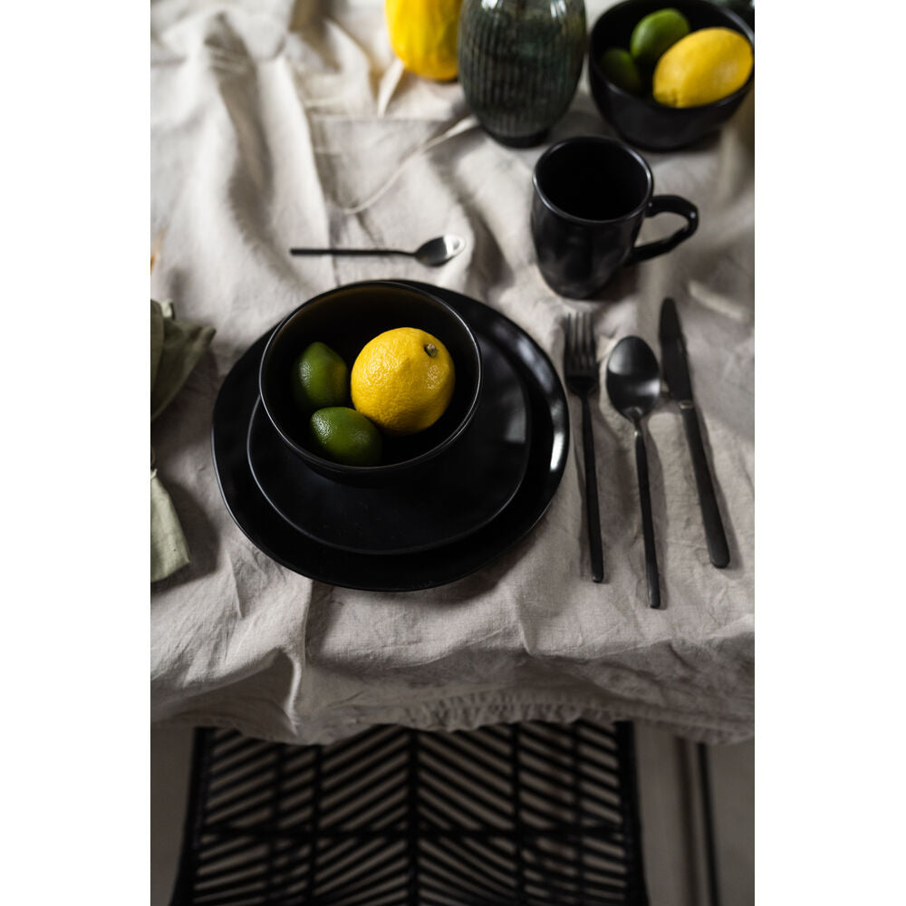 Bowl Organic Black 15cm (2/Set)