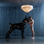 Deco Figurine Toto XL Black 180cm