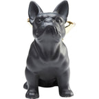 Deco Figurine Sitting Angel Dog Gold-B