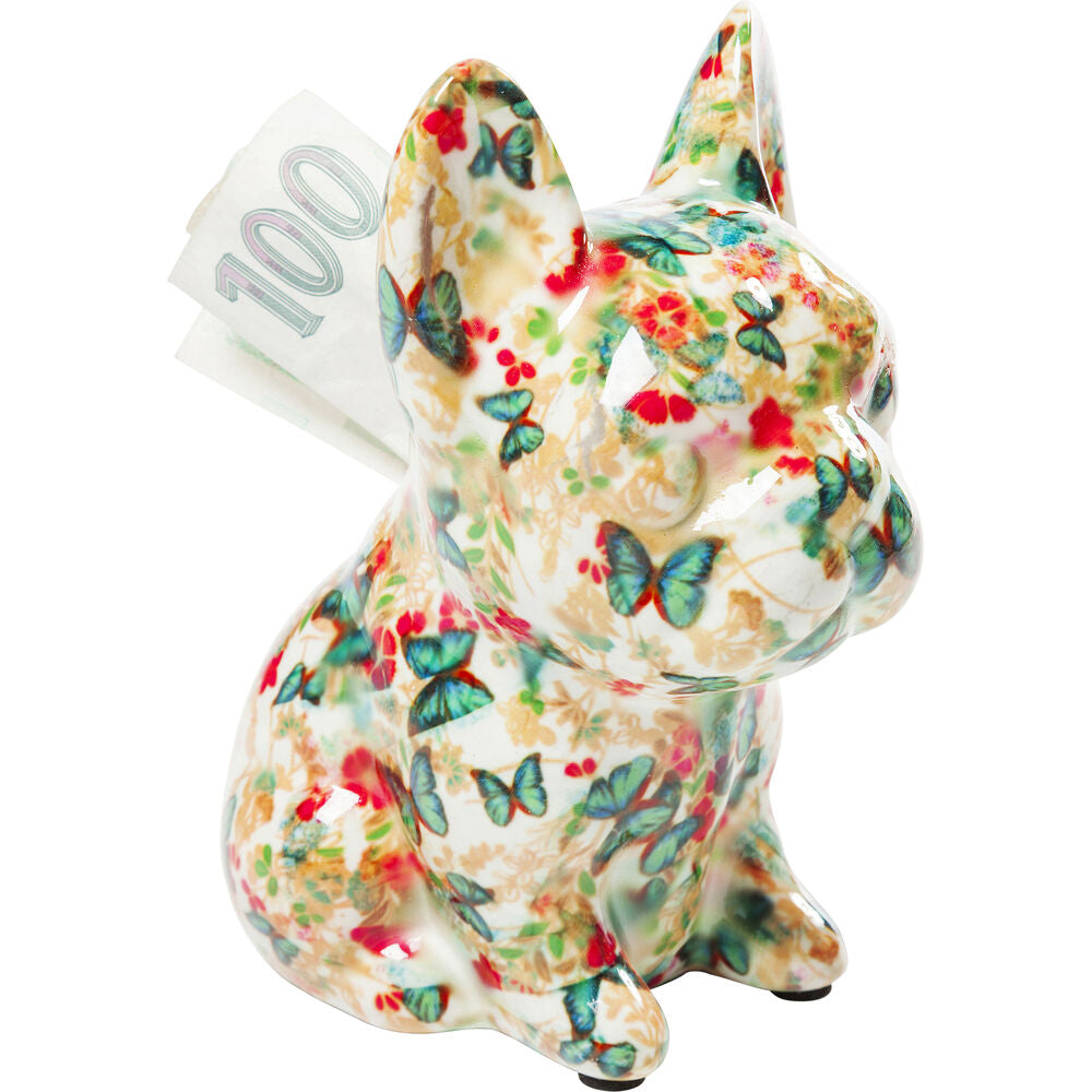 Money Box Dog Fiore 12cm Assorted (1 box of 4)