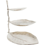 Deco Etagere Leaf Silver