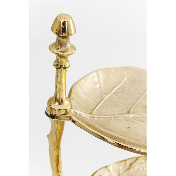 Deco Etagere Leaf Gold