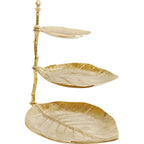 Deco Etagere Leaf Gold