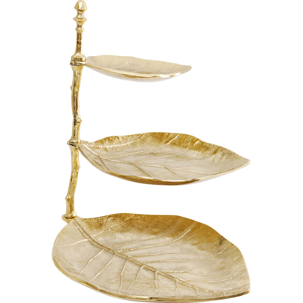 Deco Etagere Leaf Gold