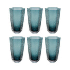 Glass Cascata Blue (6/part)