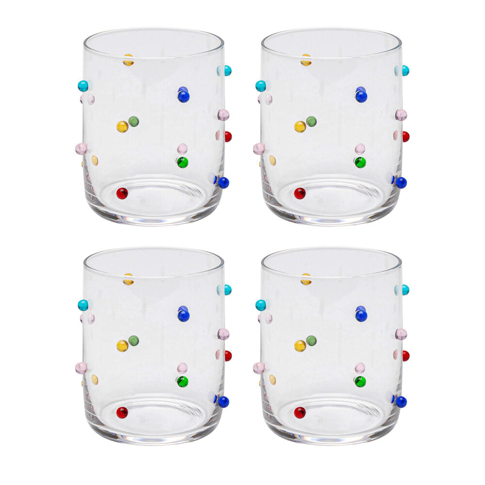 Tumbler Party Dots 9cm (4/part)