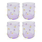 Tumbler Party Flowers 9cm (4/part)