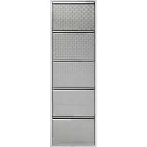 Shoe Container Caruso 5 Silver brushed (MO)