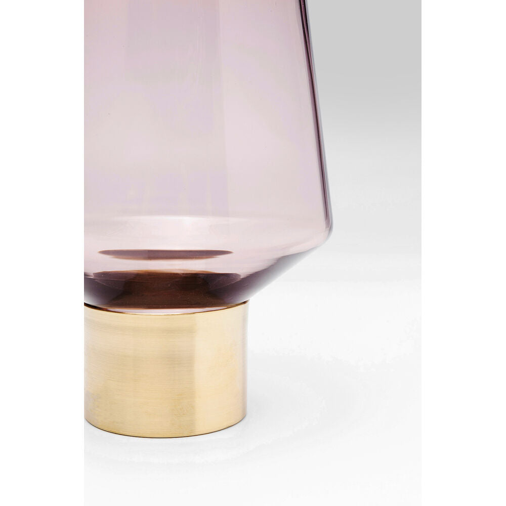 Vase noble ring purple 26cm