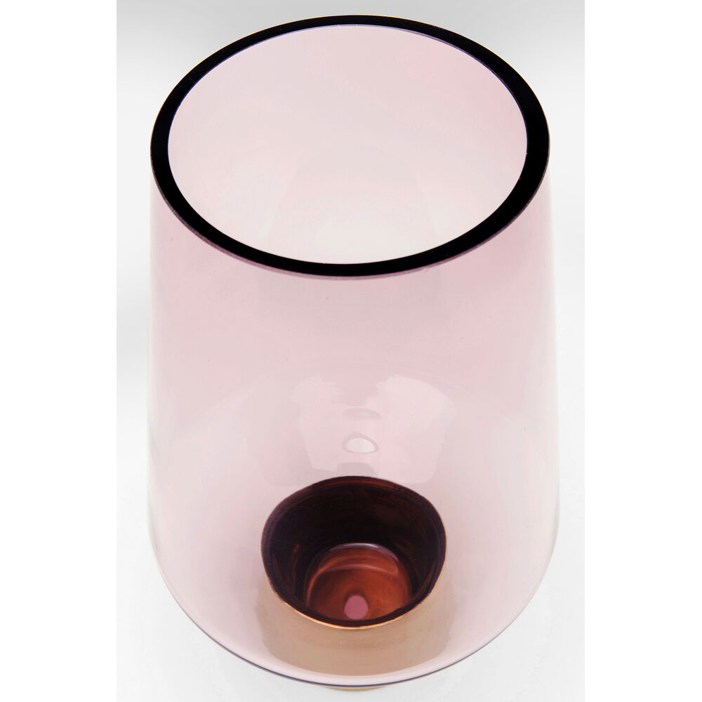 Vase noble ring purple 26cm