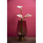 Vase noble ring brown 40cm