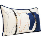Cushion Horsefaces 30x50cm