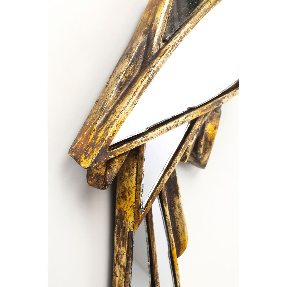Wall Object Parrot Mirror 15x43cm