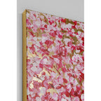 Canvas Picture Flower Couple Gold Pink 80x100cm