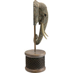 Deco Object Elephant Head Pearls 76