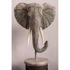 Deco Object Elephant Head Pearls 76