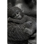 Deco Figurine Cuddle Gorilla Family