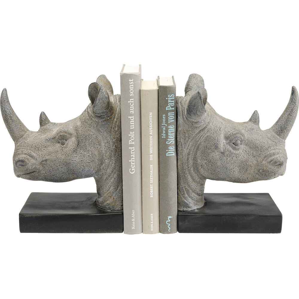 Bookend Rhino (2/Set)