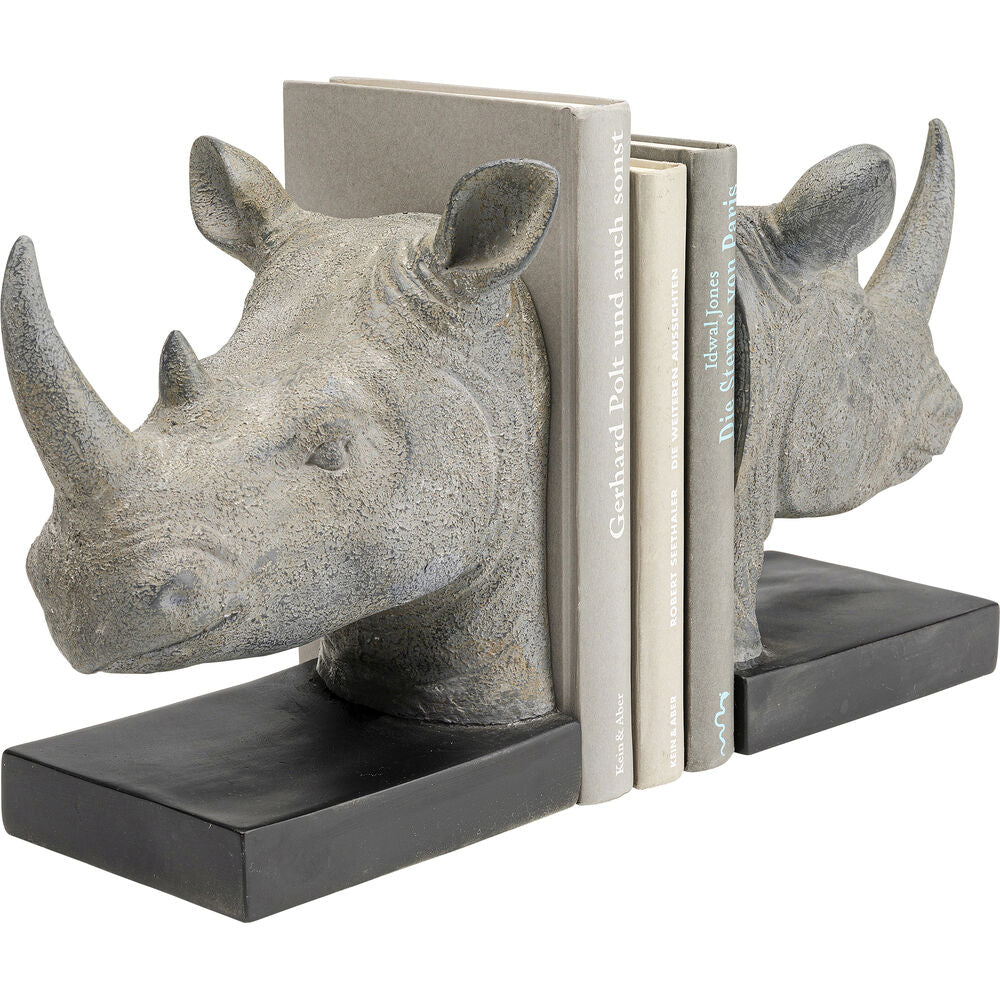 Bookend Rhino (2/Set)