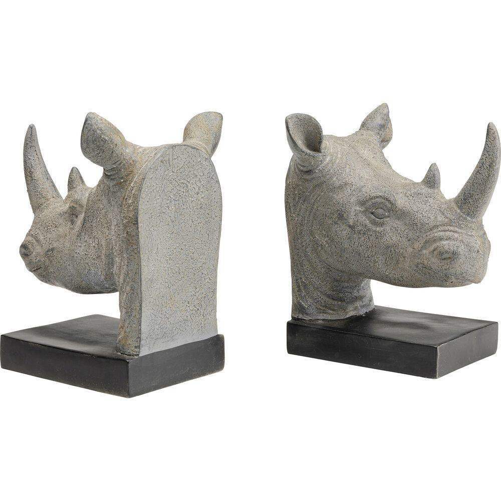 Bookend Rhino (2/Set)