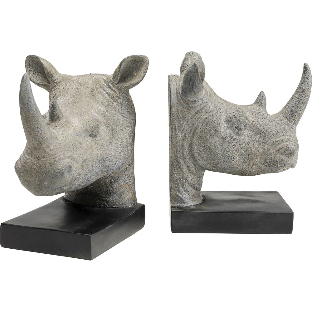 Bookend Rhino (2/Set)