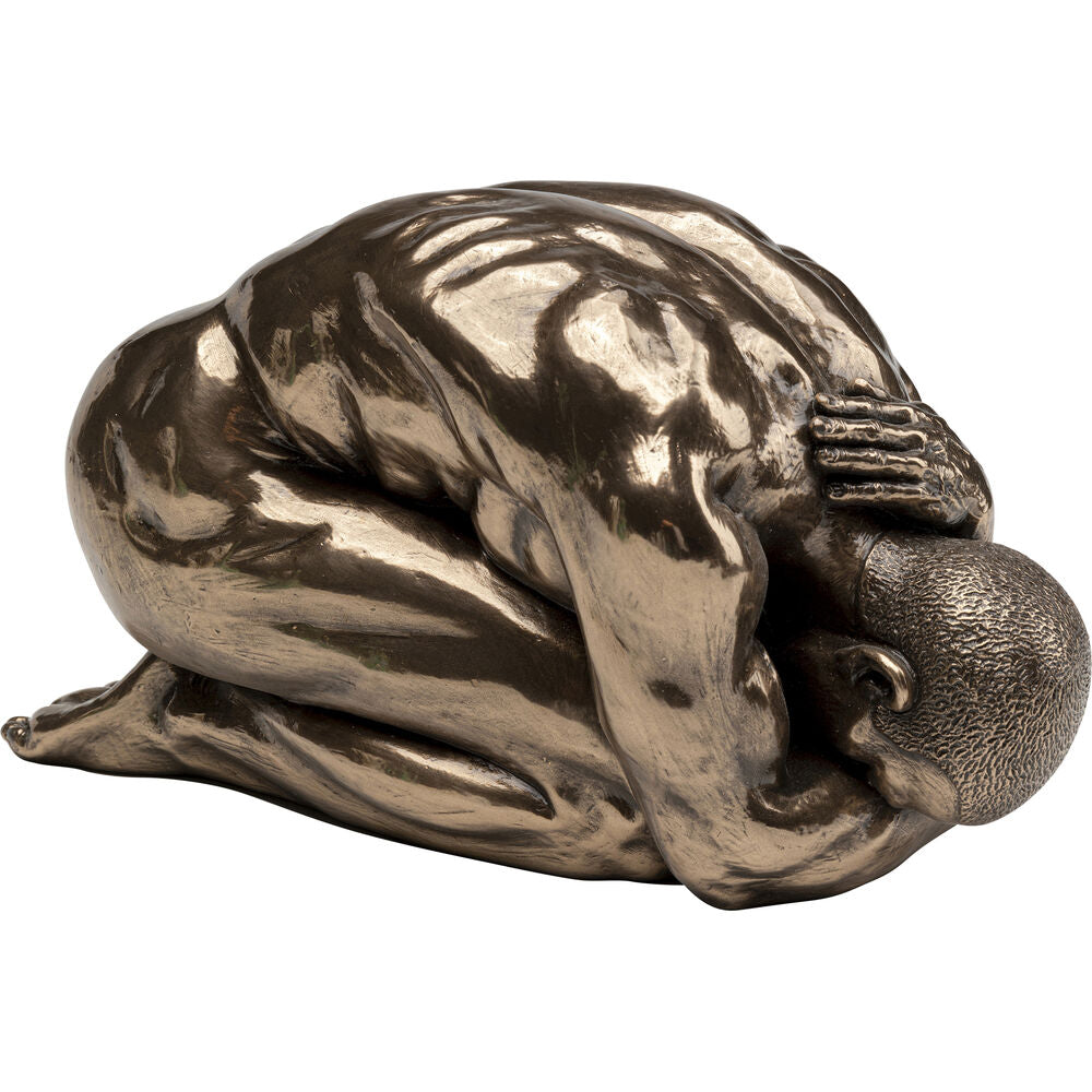 Deco Figur Nude Man Relief 13cm