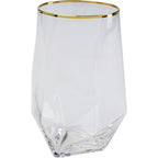 Tumbler Diamond Gold Rim (2/Set)