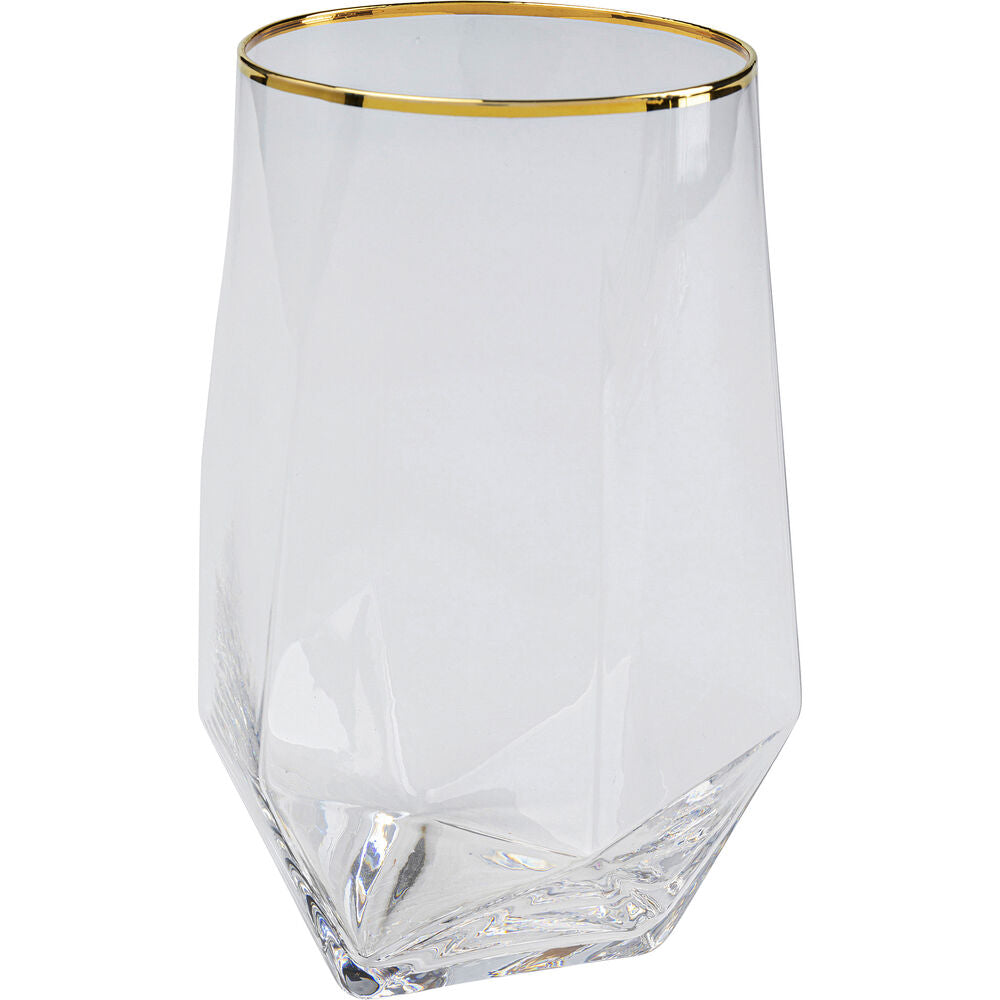 Tumbler Diamond Gold Rim (2/Set)