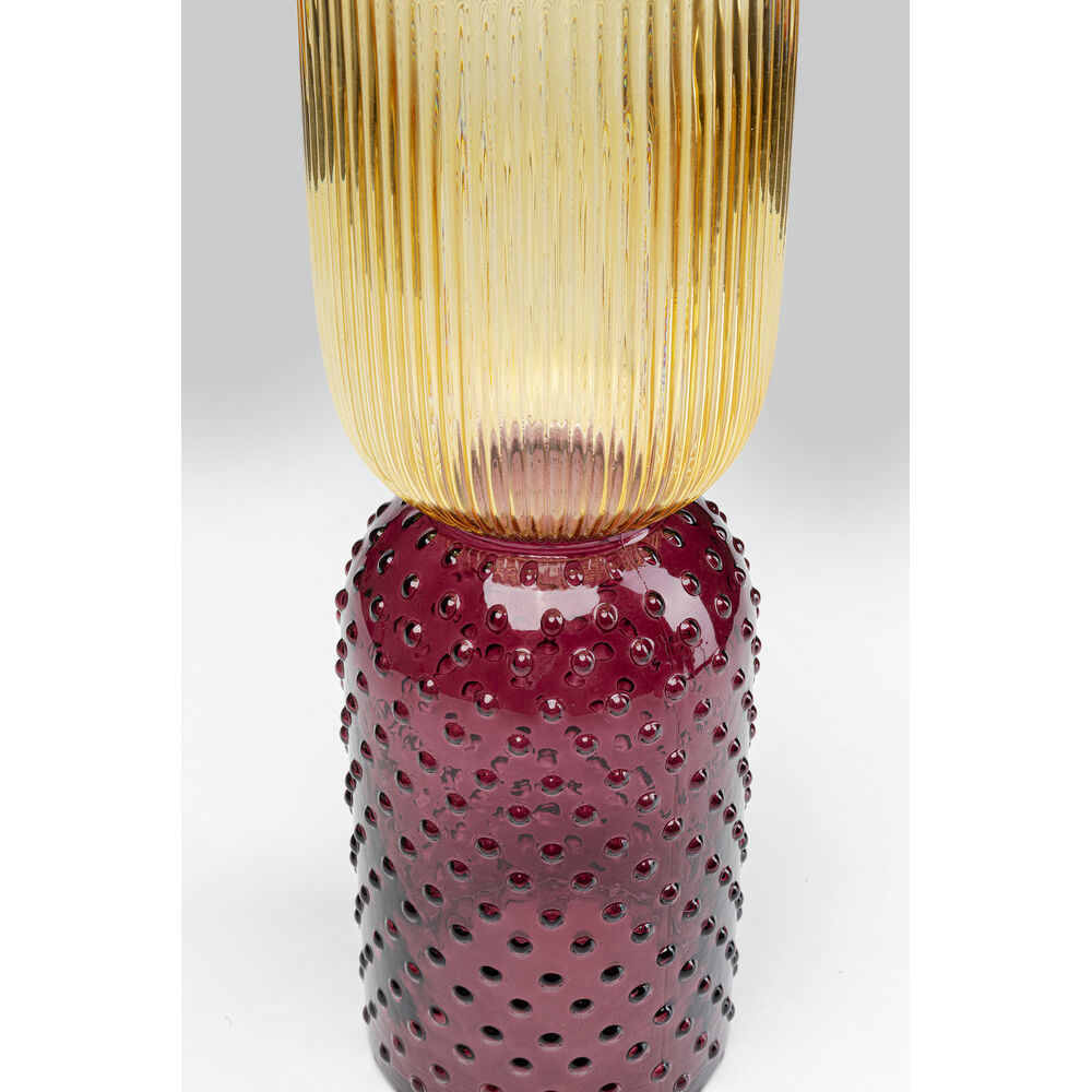 Vase Marvelous Duo Yellow Purple 38cm