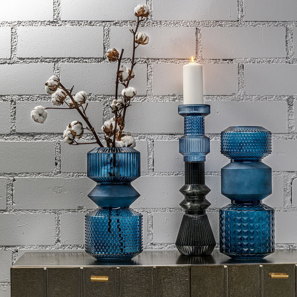 Vase Marvelous Duo Blue 42cm