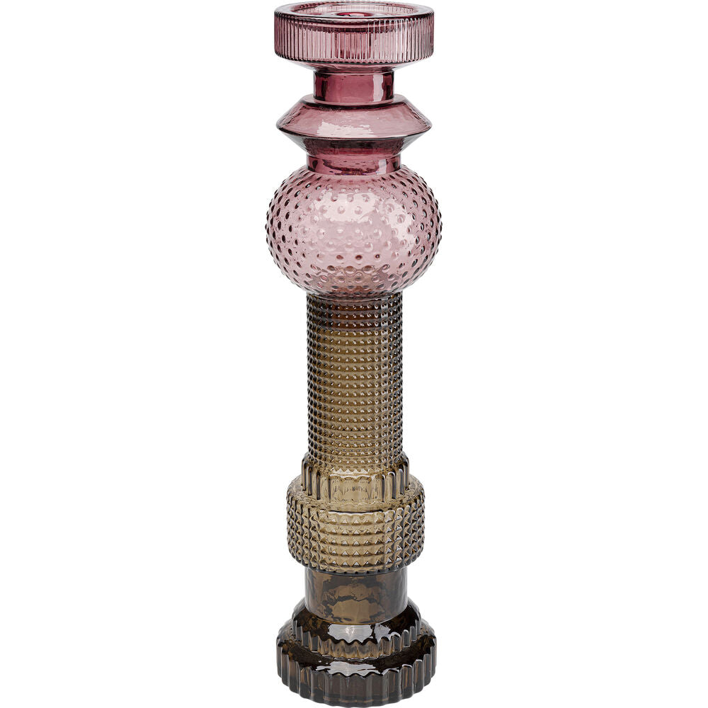 Candle Holder Marvelous Duo Purple Grey 49