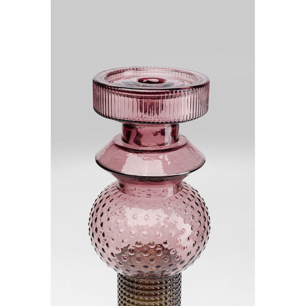 Candle Holder Marvelous Duo Purple Grey 49
